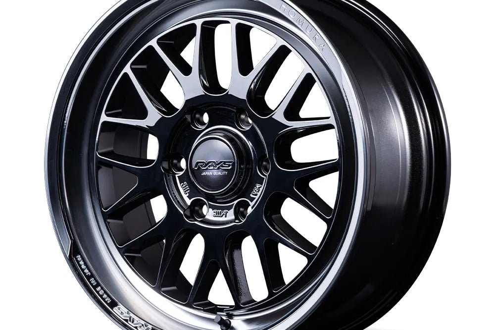 2x9L-RA JET BLACK EDITION - 17x6.5 +38 6x139.7 / Black