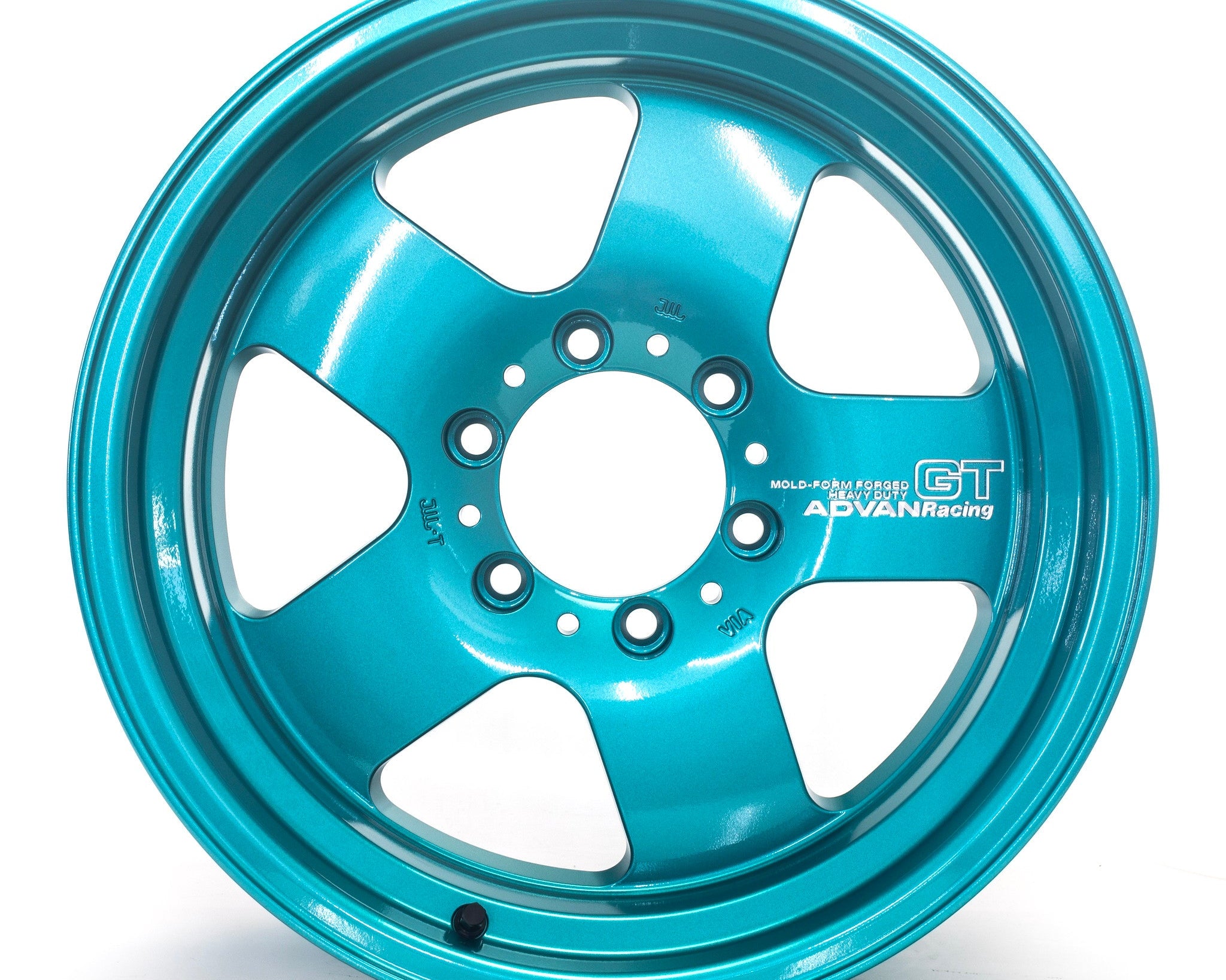 Advan GT Heavy Duty - 17x8 +20 6x139.7 / Racing Turquoise