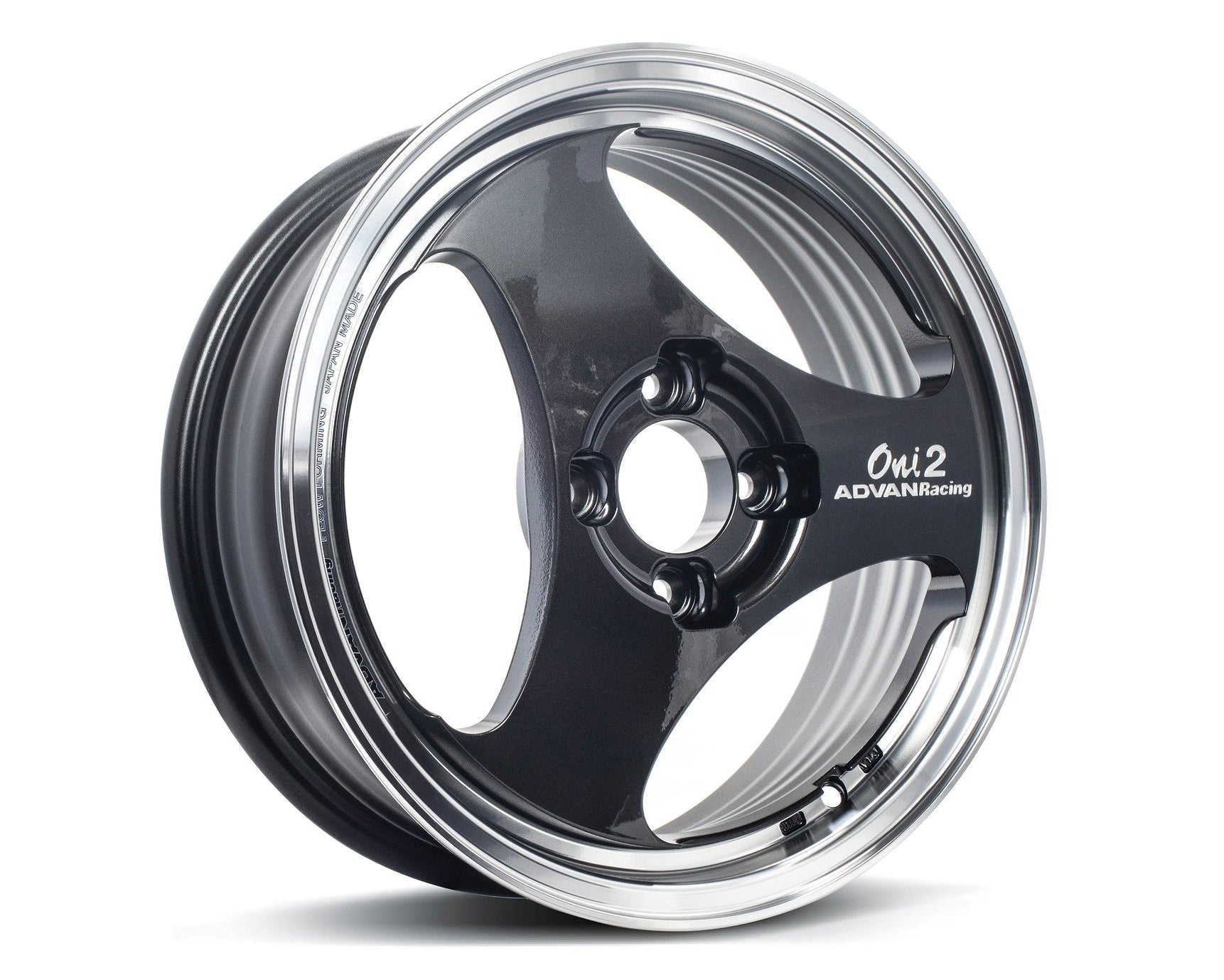 Advan Racing Oni2 - 14x5 +44 4x100 / Machining & Black Gun