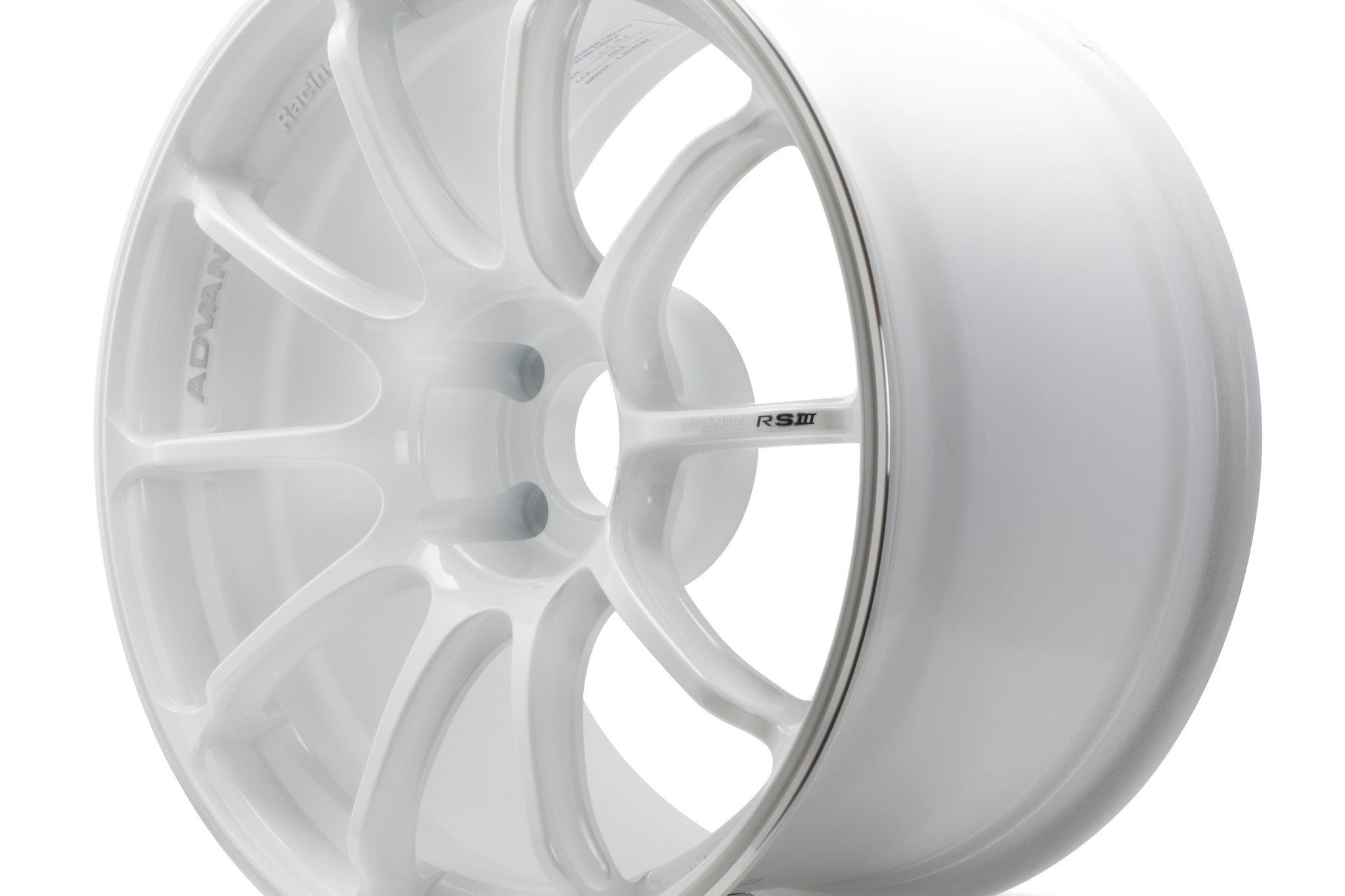Advan Racing RSIII 5x112 - 18x7.5 + 48 5x112 / Racing White