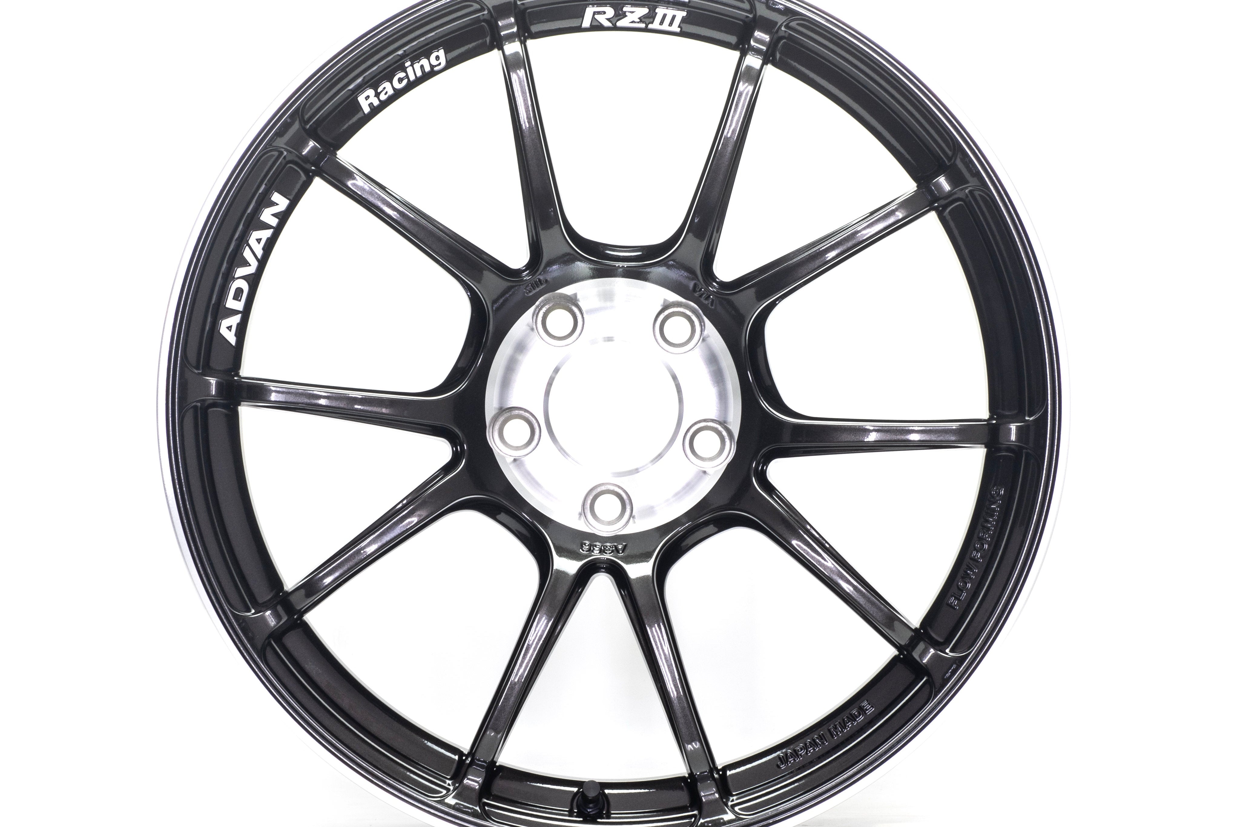 Advan Racing RZIII 5x100 - 18x7.5 +49 5x100 / Black Gun