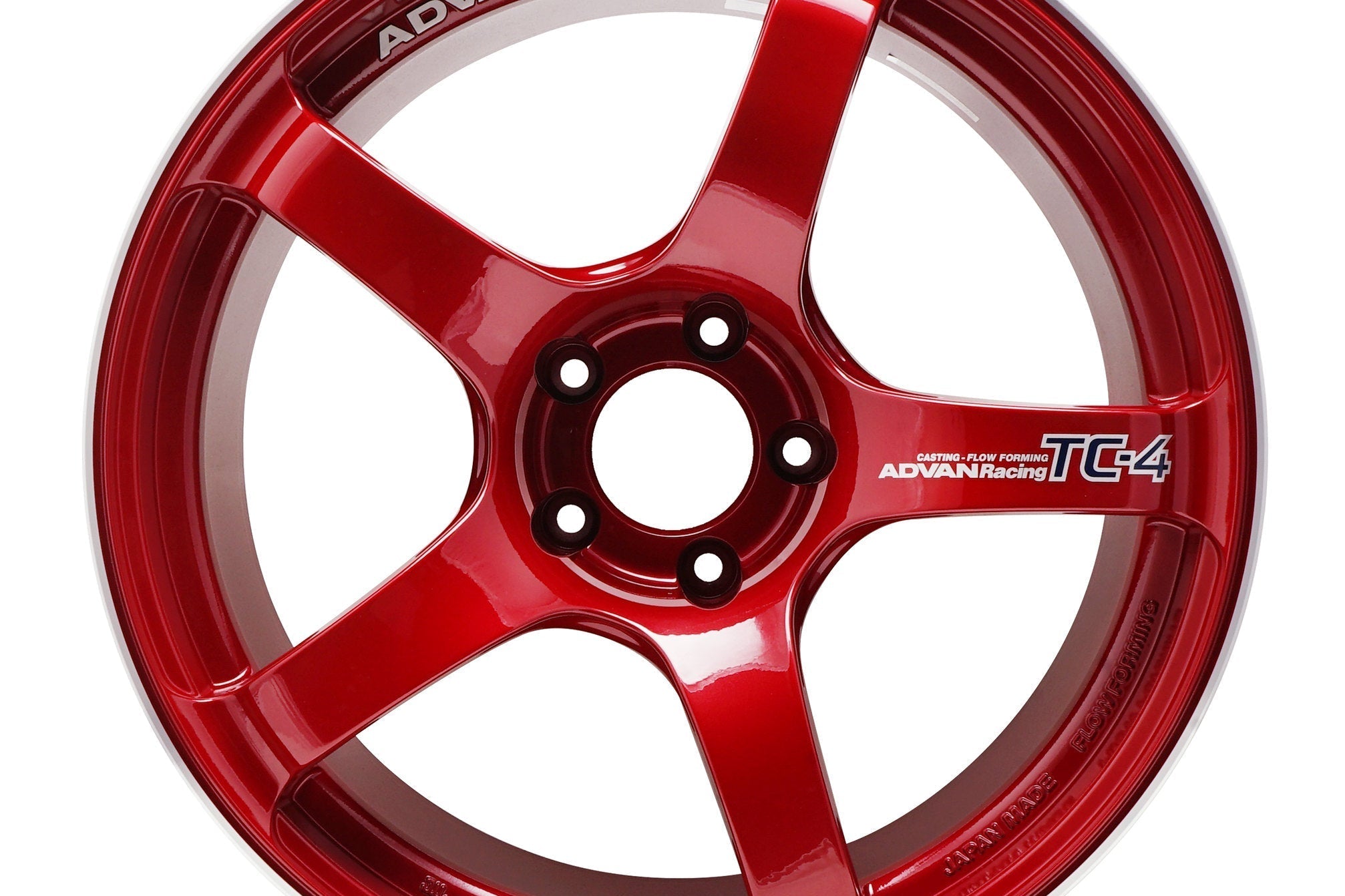 Advan TC-4 4x100 - 15x5 +45 4x100 / Racing Candy Red & Ring