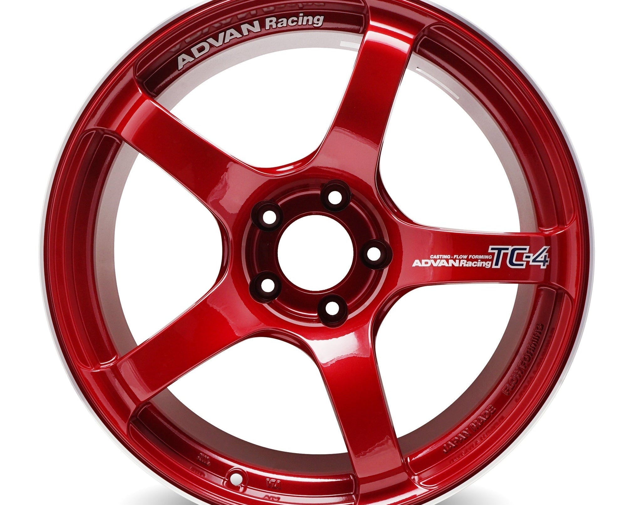 Advan TC-4 5x112 - 17x7.5 +48 5x112 / Racing Candy Red &