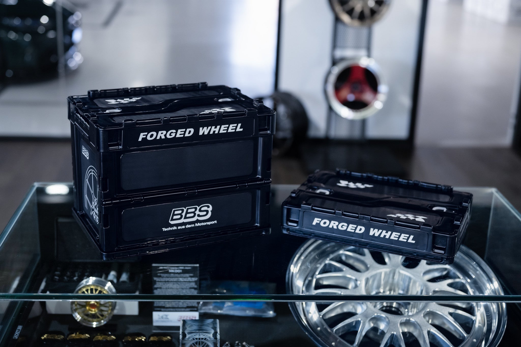 BBS 20L Foldable Container Box - Black - Merchandise