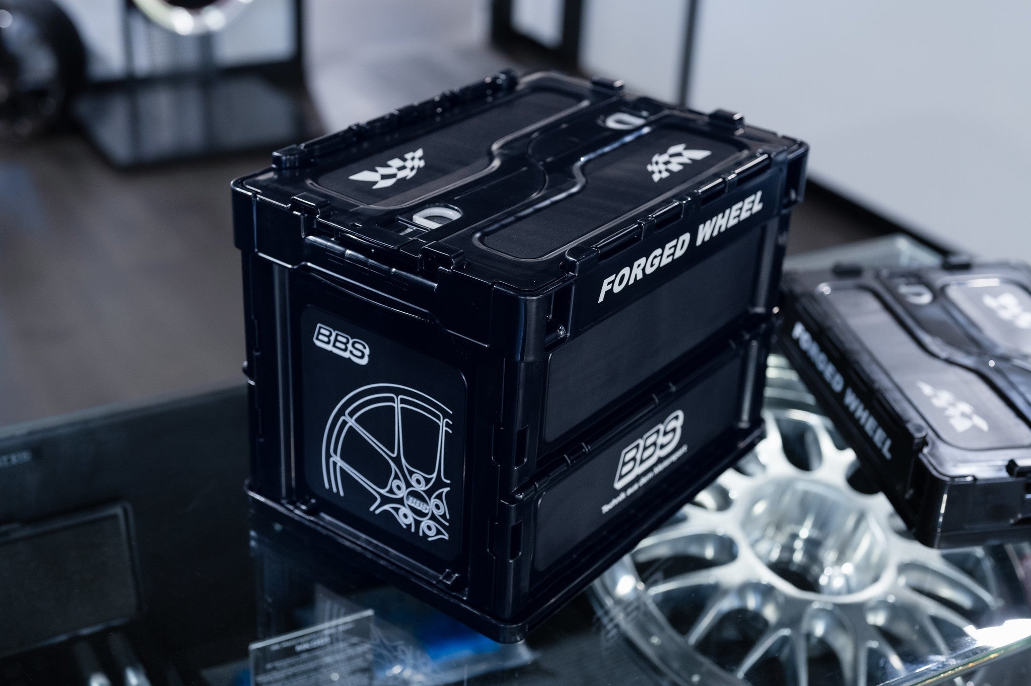 BBS 20L Foldable Container Box - Black - Merchandise
