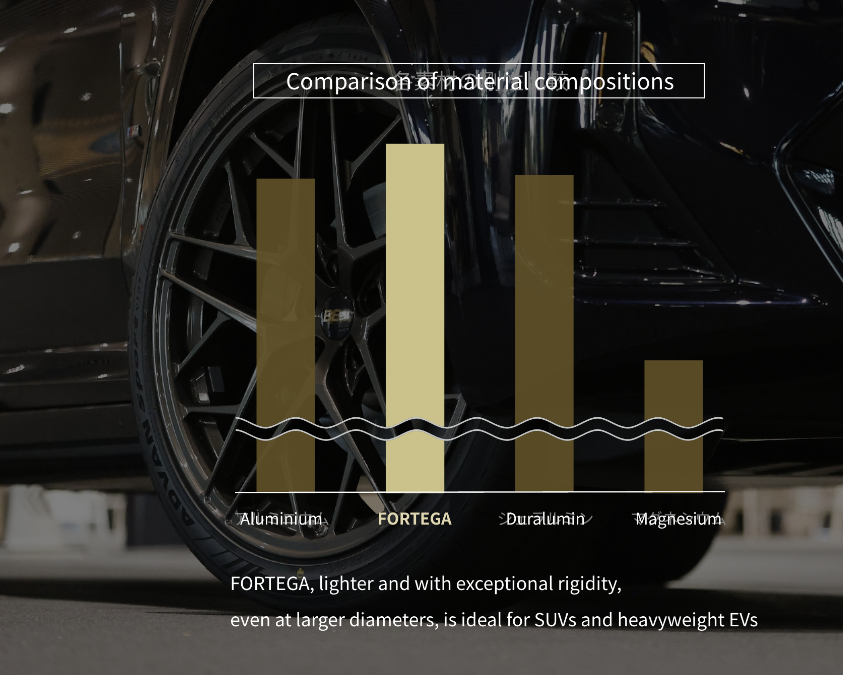 BBS FORTEGA for Porsche Taycan 4S - F: 21x9.5 + 53 R: