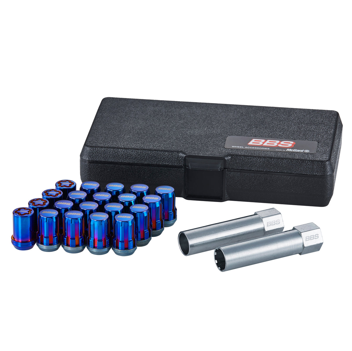 BBS Installation Kit Nut Set by McGard US - M12x1.25 / Blue
