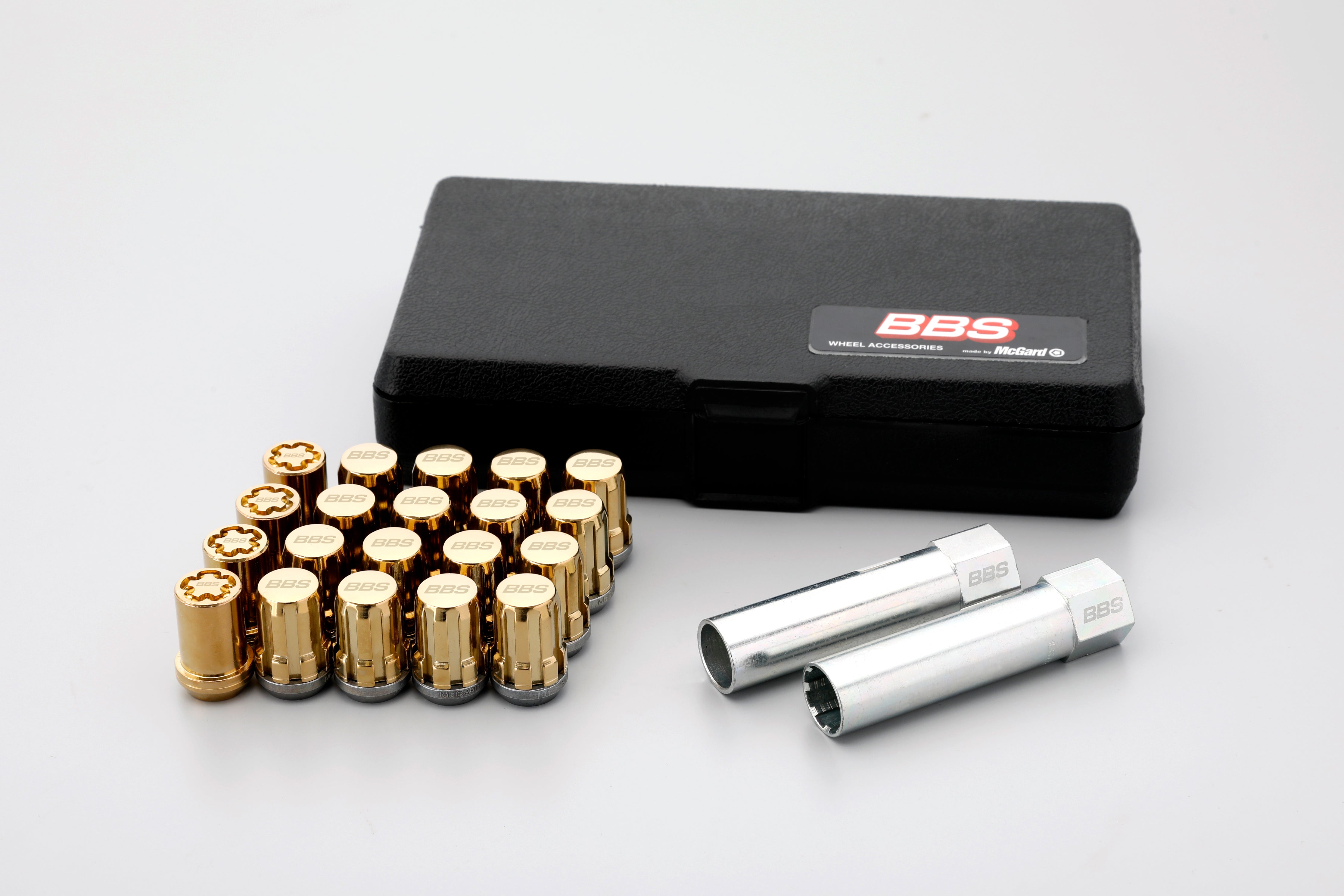 BBS Installation Kit Nut Set by McGard US - M12x1.25 / Gold