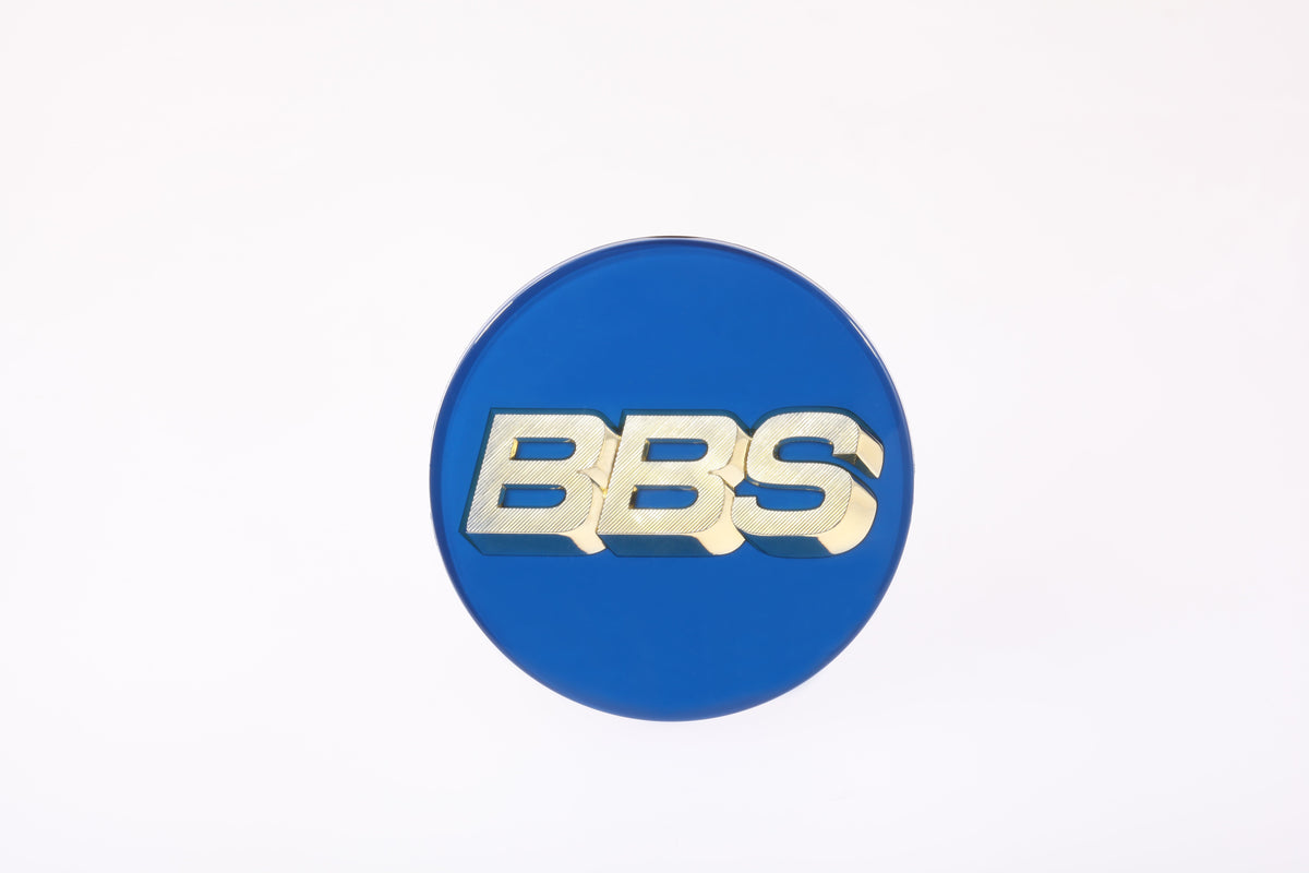 BBS Japan Emblems - Blue / Emblem (with Ring) Φ70 - Centre