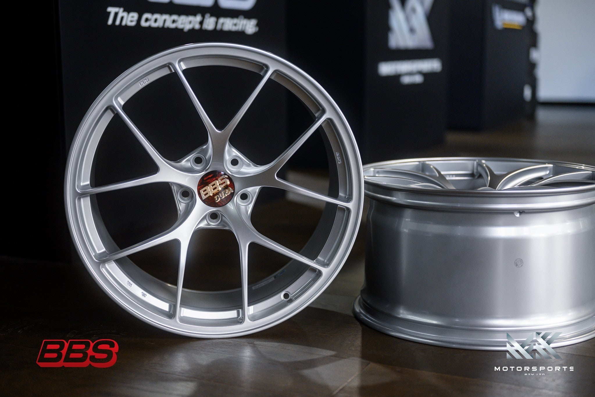 BBS RI-D 5x120 - RI022 19x8.5 +35 5x120 / Diamond Silver