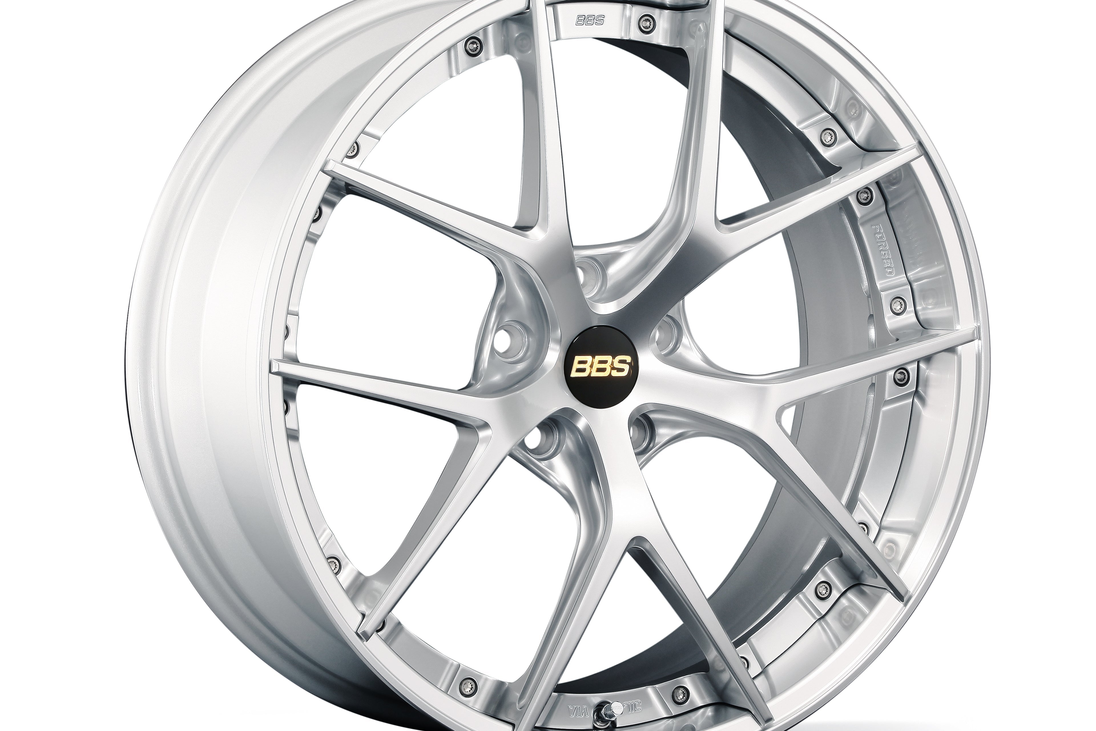 BBS RI-S - RI-S005 20x8.5 + 22 5x112 / Diamond Silver