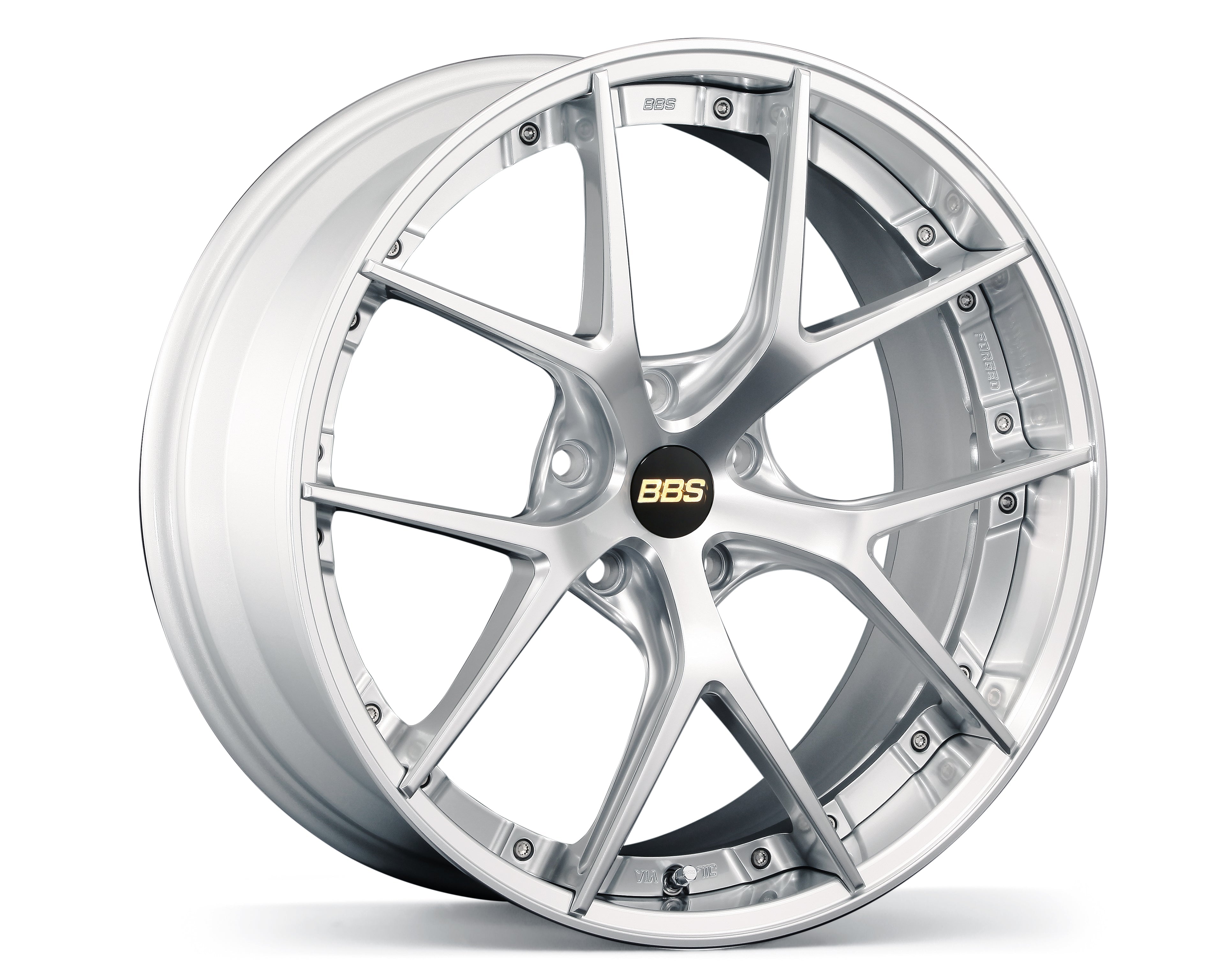 BBS RI-S - RI-S005 20x8.5 + 22 5x112 / Diamond Silver