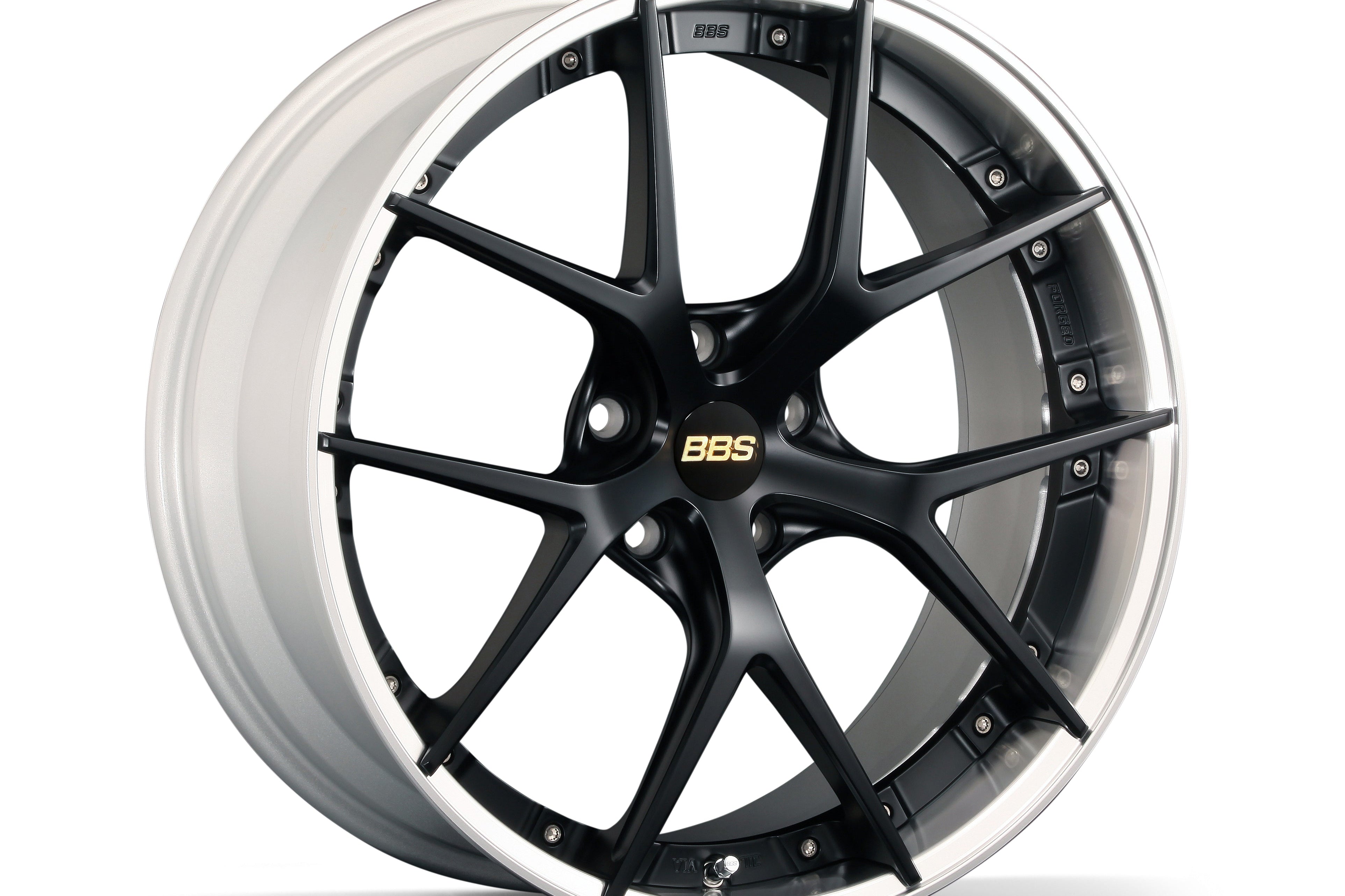 BBS RI-S - RI-S005 20x8.5 + 22 5x112 / Matte Black (MB-SLD)