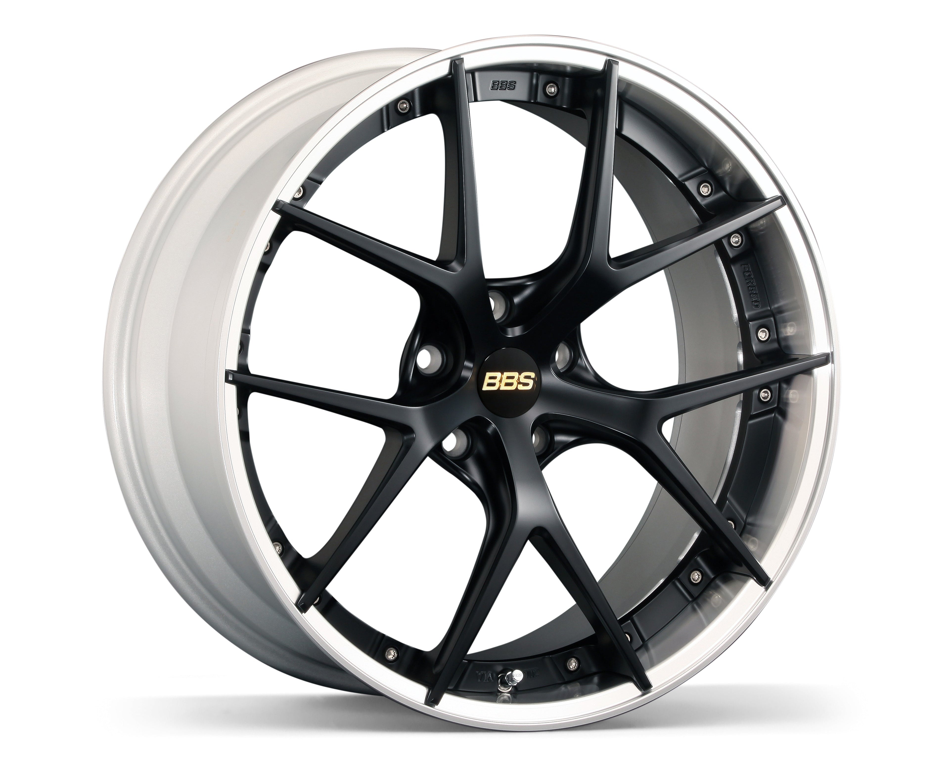 BBS RI-S - RI-S005 20x8.5 + 22 5x112 / Matte Black (MB-SLD)