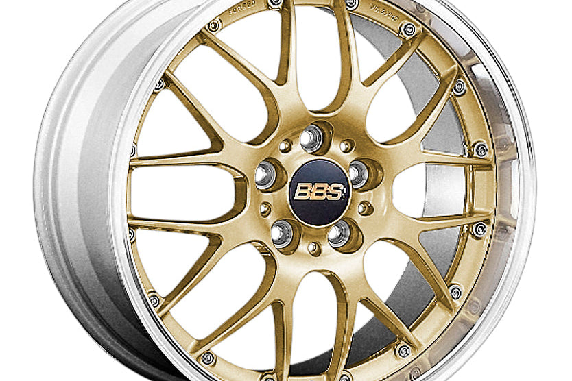 BBS RS-GT - RS908 18x7.5 +45 5x114.3 / Gold disk and Silver