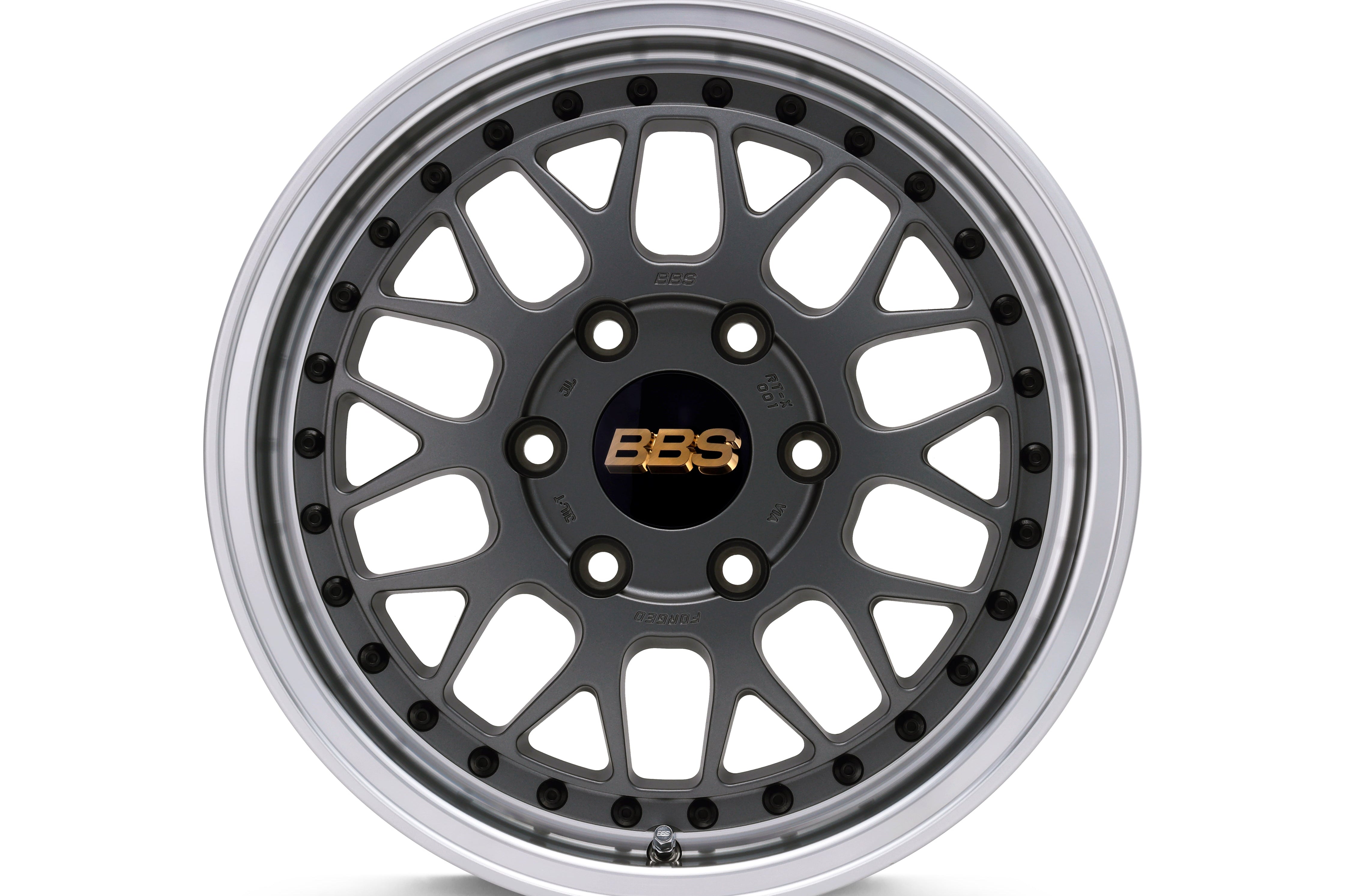 BBS RT-X - RT-X001 17x6.5 +38 6x139.7 / Matte Grey Silver