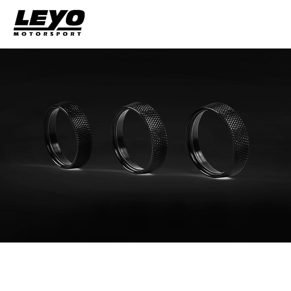 Billet Aluminum Knobs 3PC (Black) - Volkswagen - Interior