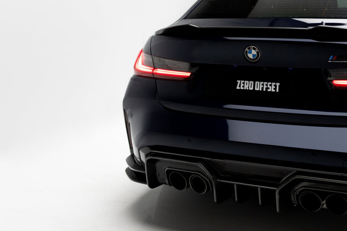 BMW G80 G81 M3 Dry Carbon Fiber Rear Diffuser V1 2020+
