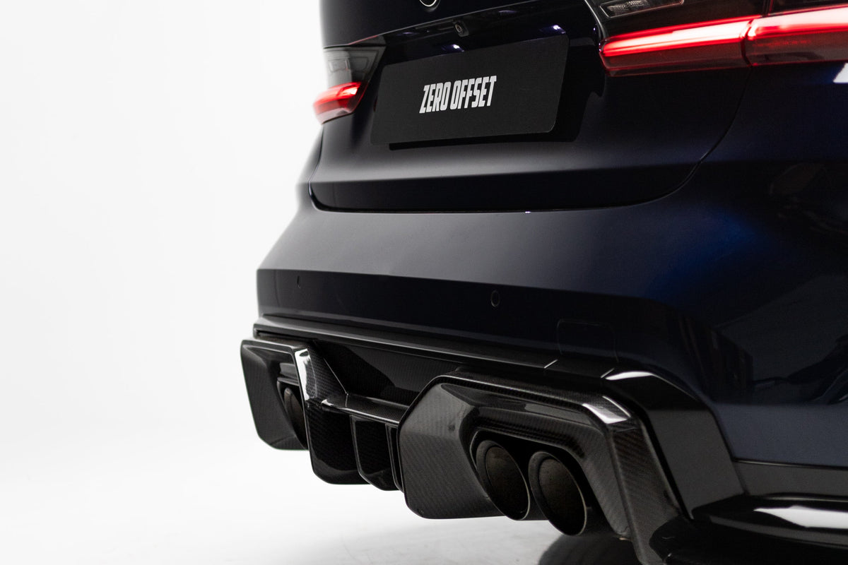 BMW G80 G81 M3 Dry Carbon Fiber Rear Diffuser V1 2020+