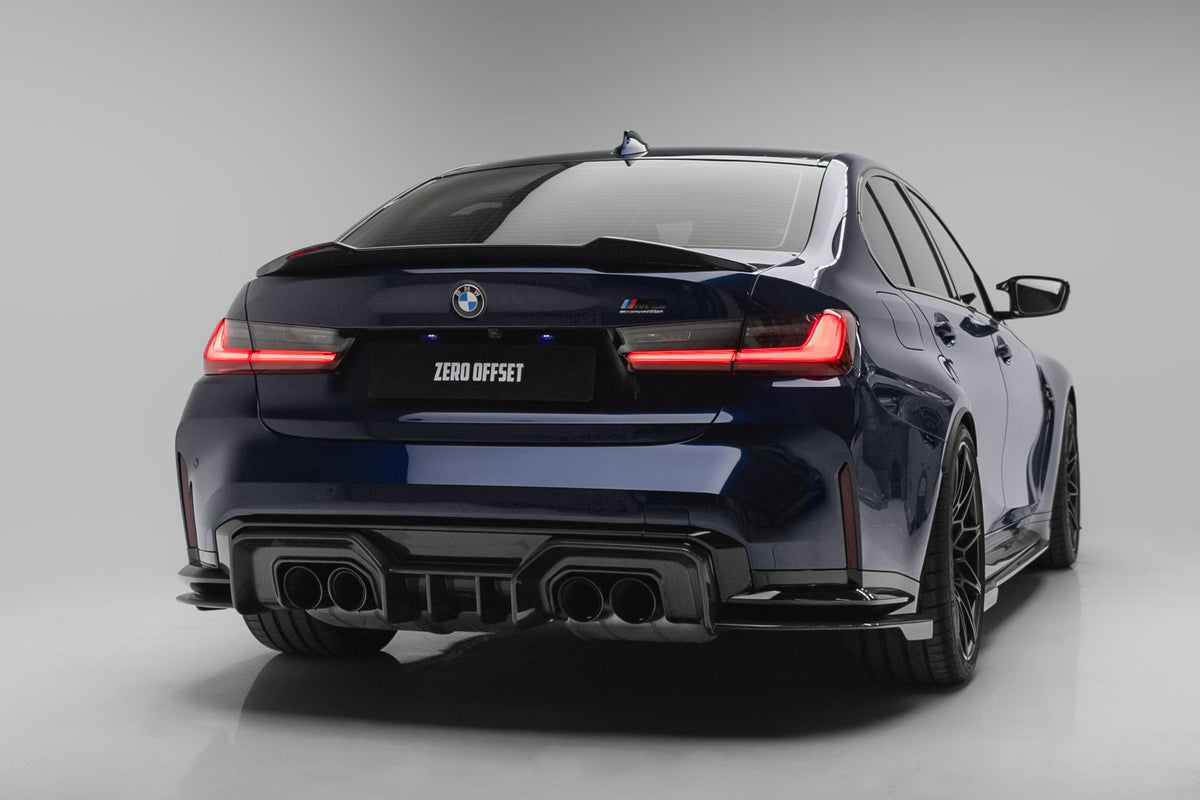 BMW G80 G81 M3 Dry Carbon Fiber Rear Diffuser V1 2020+