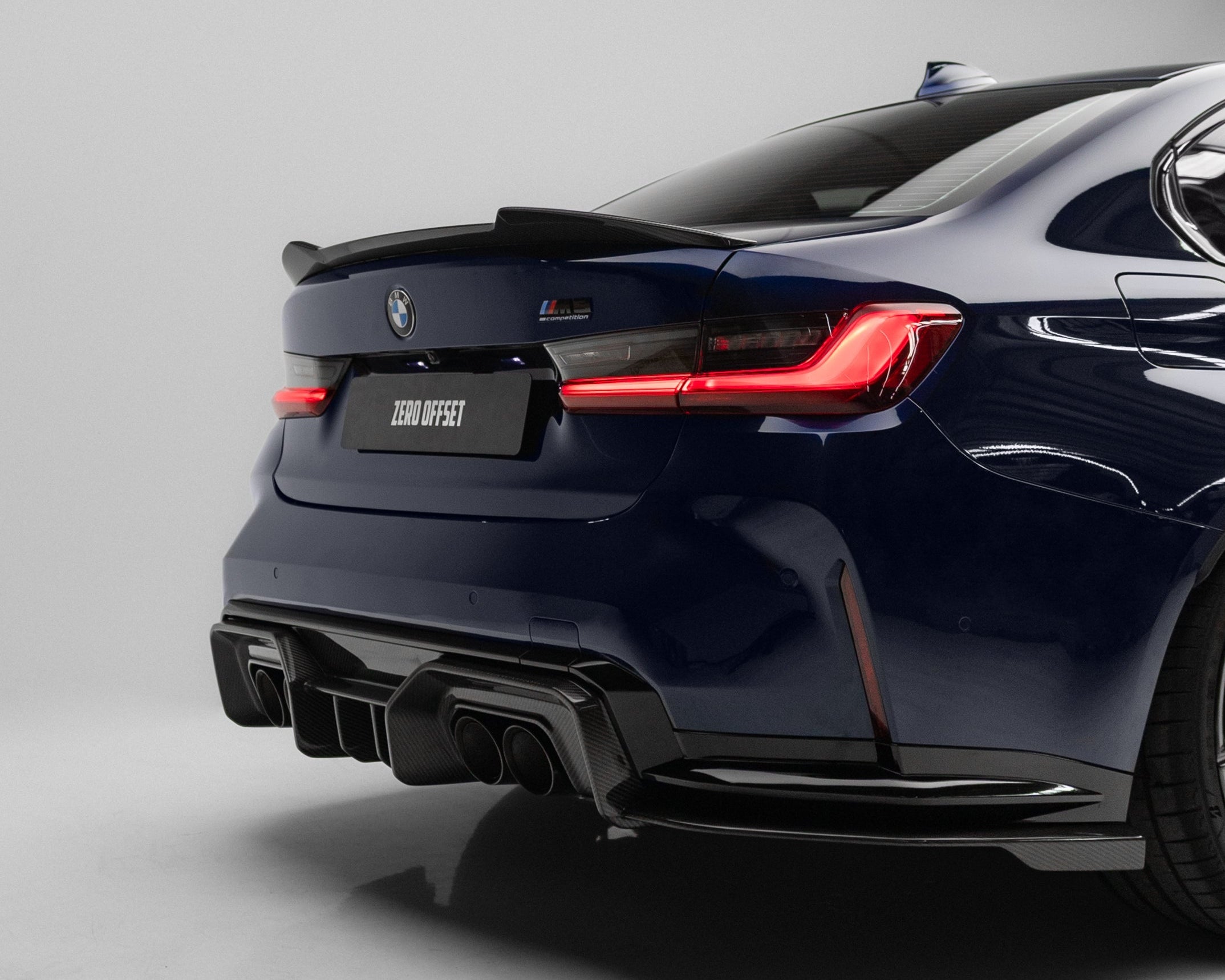 BMW G80 G81 M3 Dry Carbon Fiber Rear Diffuser V1 2020+