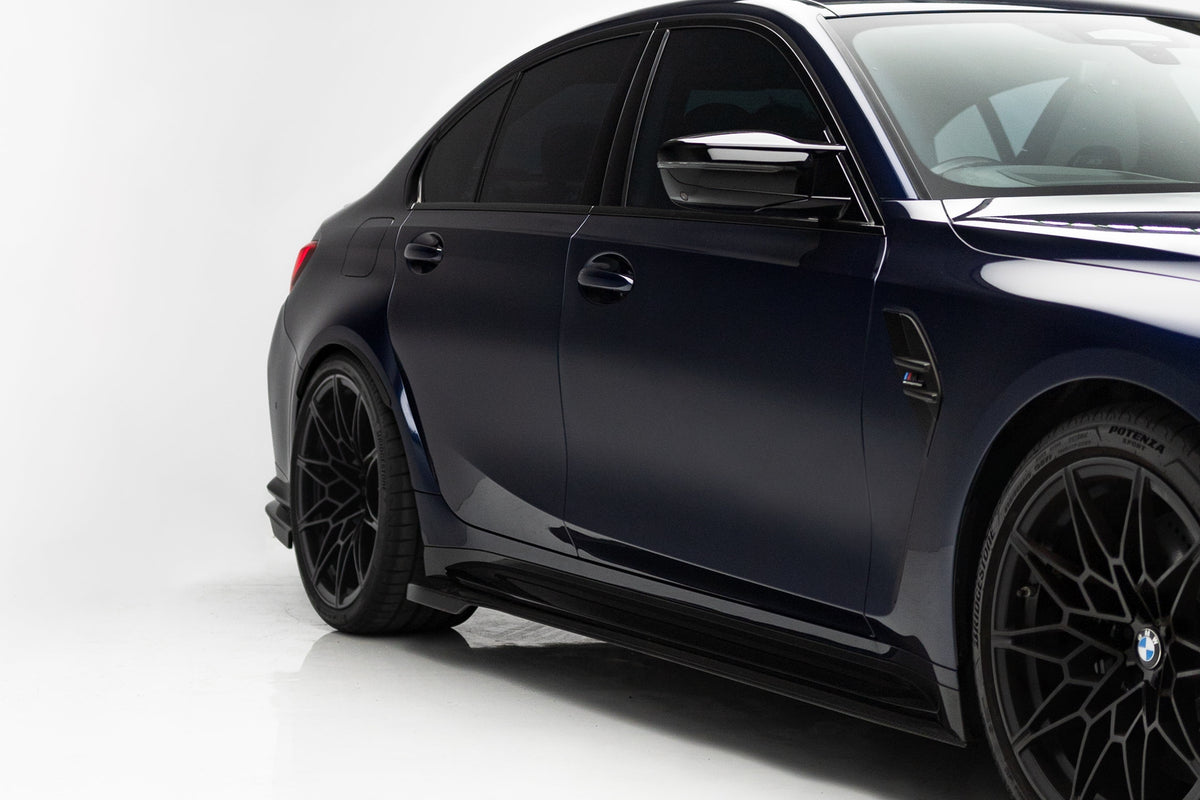 BMW G80 G81 M3 Dry Carbon Fiber Side Skirts 2020+ - Side
