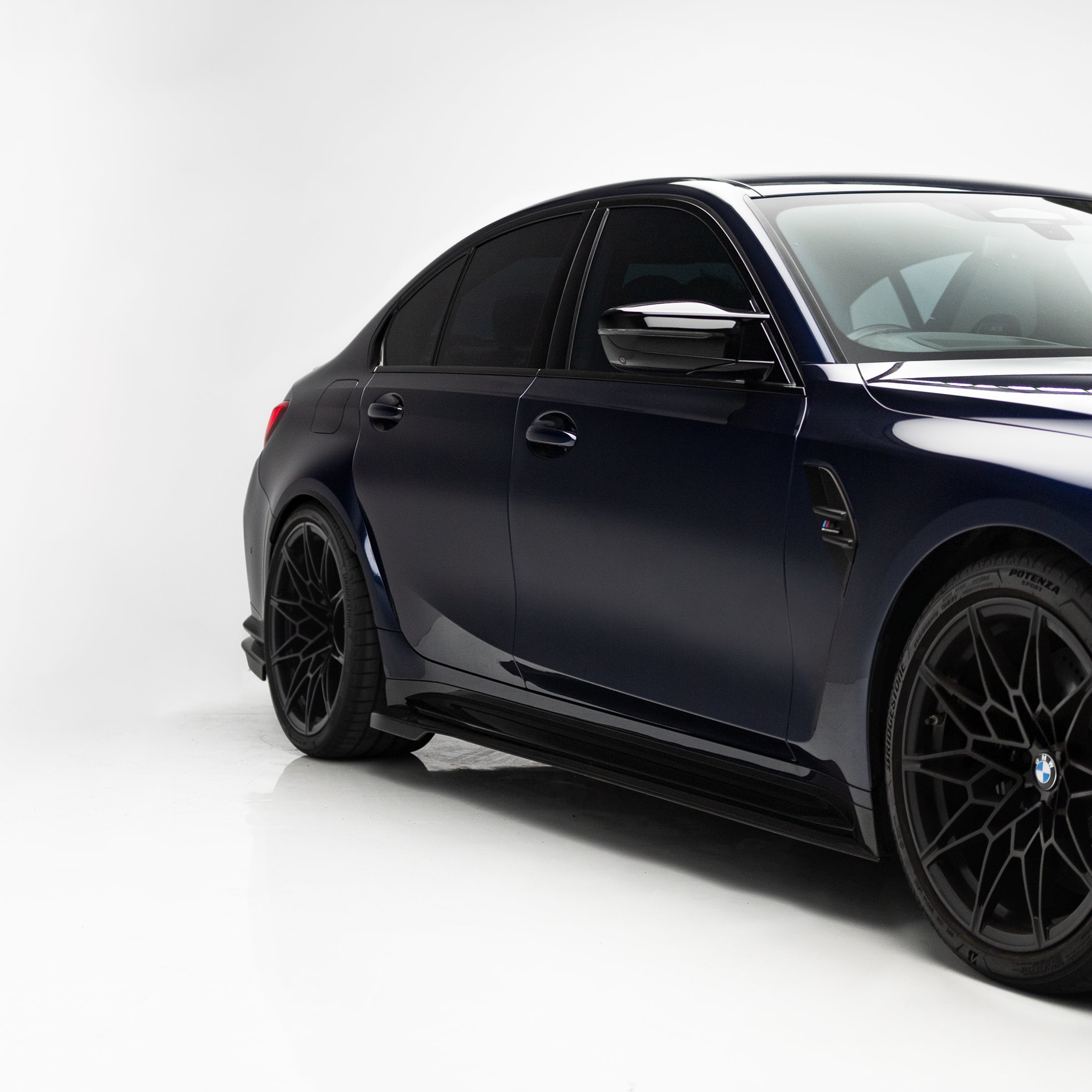 BMW G80 G81 M3 Dry Carbon Fiber Side Skirts 2020+ - Side