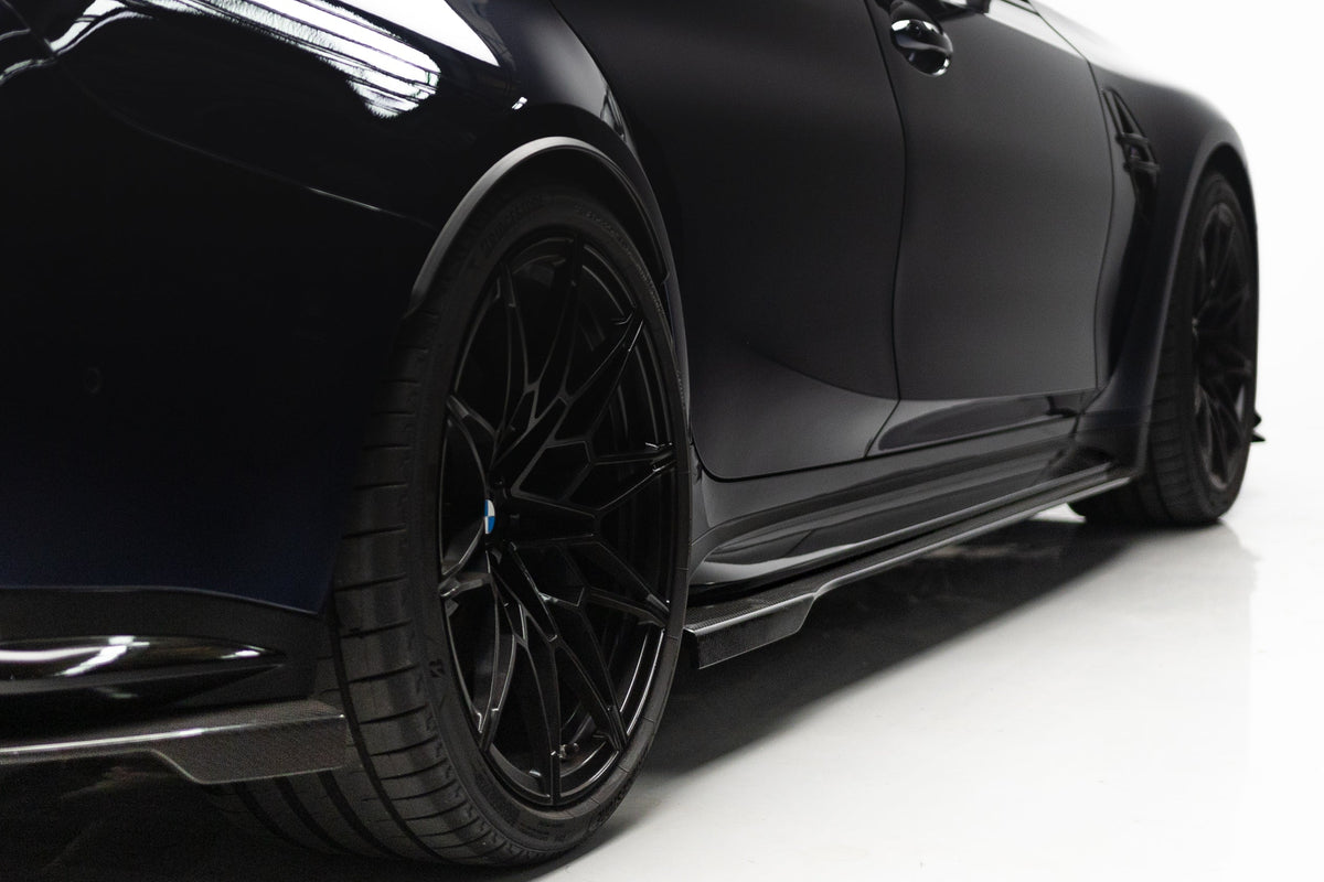 BMW G80 G81 M3 Dry Carbon Fiber Side Skirts 2020+ - Side