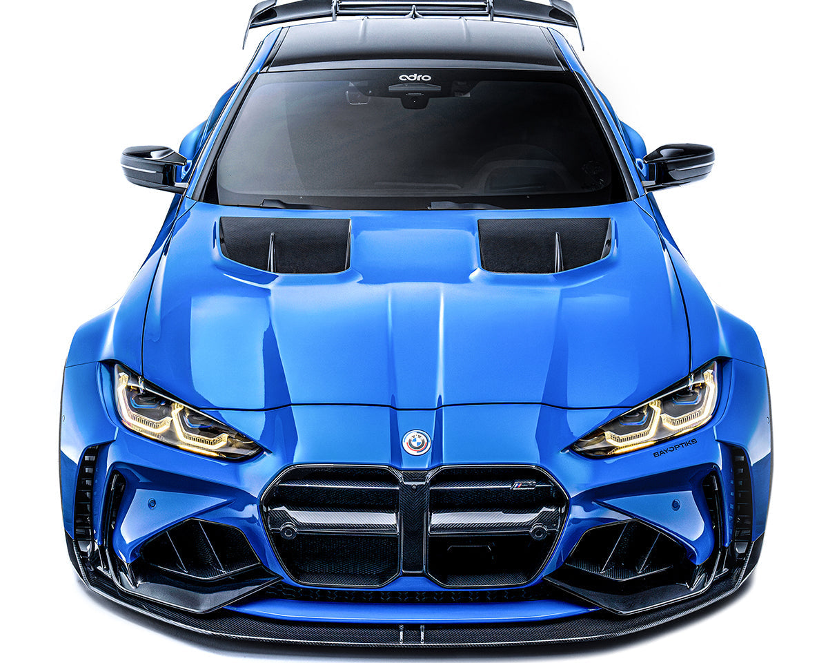BMW G82 M4 AT-R3 Dry Carbon Fiber Swan Neck Wing 2020+