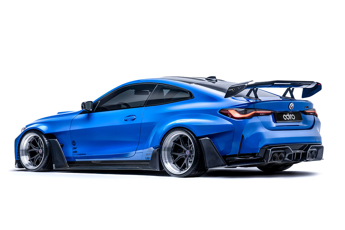 BMW G82 M4 AT-R3 Dry Carbon Fiber Swan Neck Wing 2020+