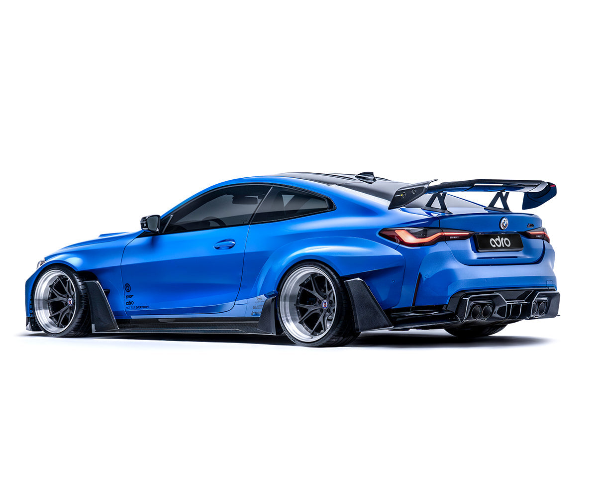 BMW G82 M4 AT-R3 Dry Carbon Fiber Swan Neck Wing 2020+