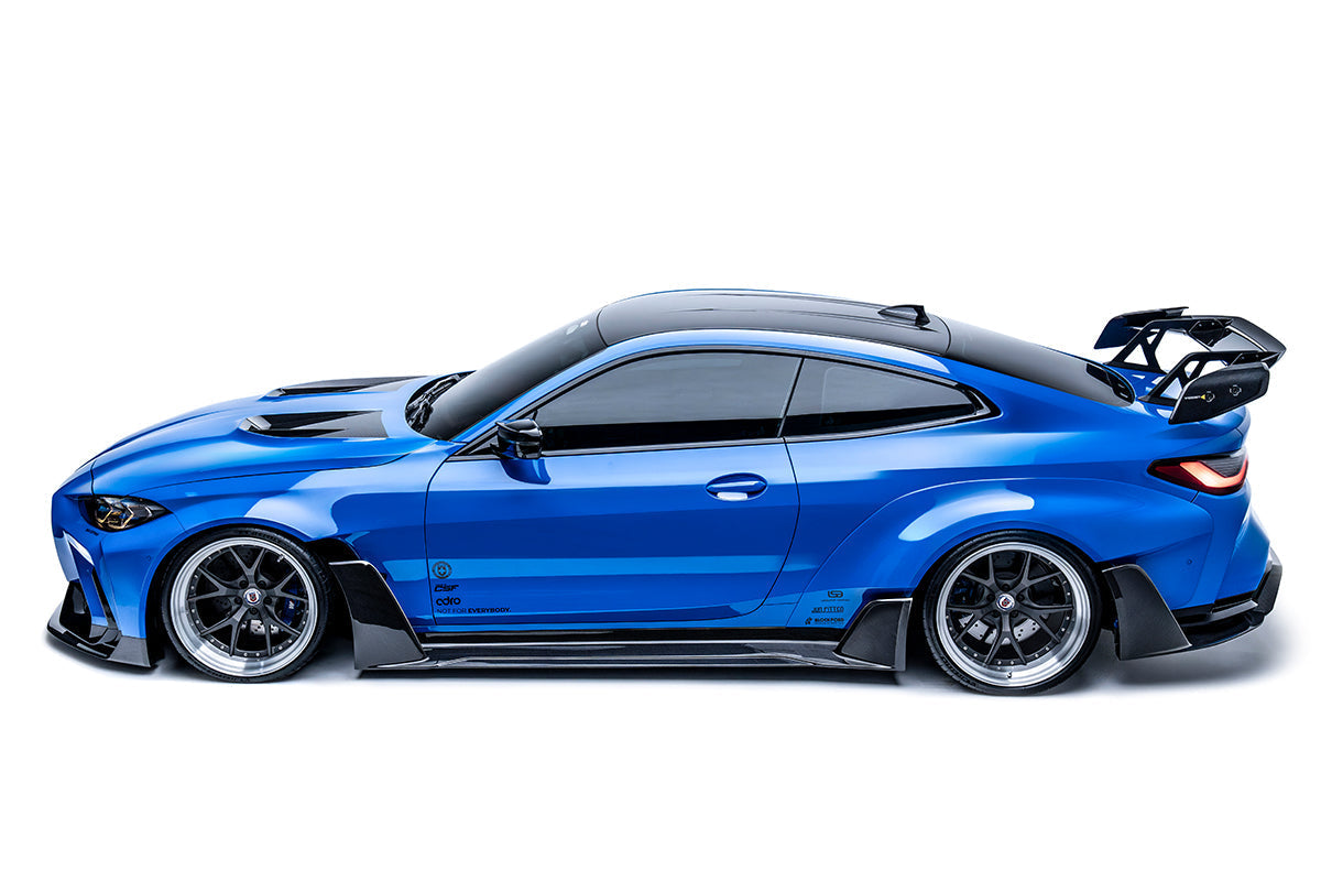 BMW G82 M4 AT-R3 Dry Carbon Fiber Swan Neck Wing 2020+