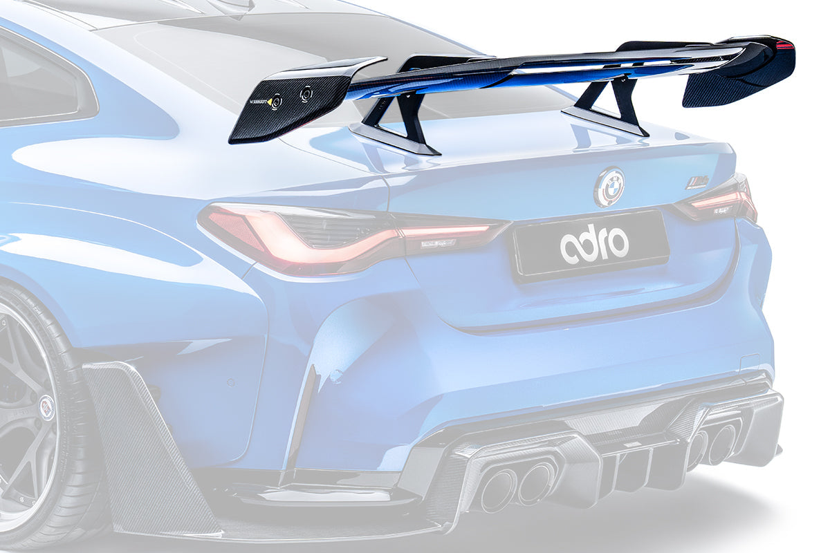 BMW G82 M4 AT-R3 Dry Carbon Fiber Swan Neck Wing 2020+