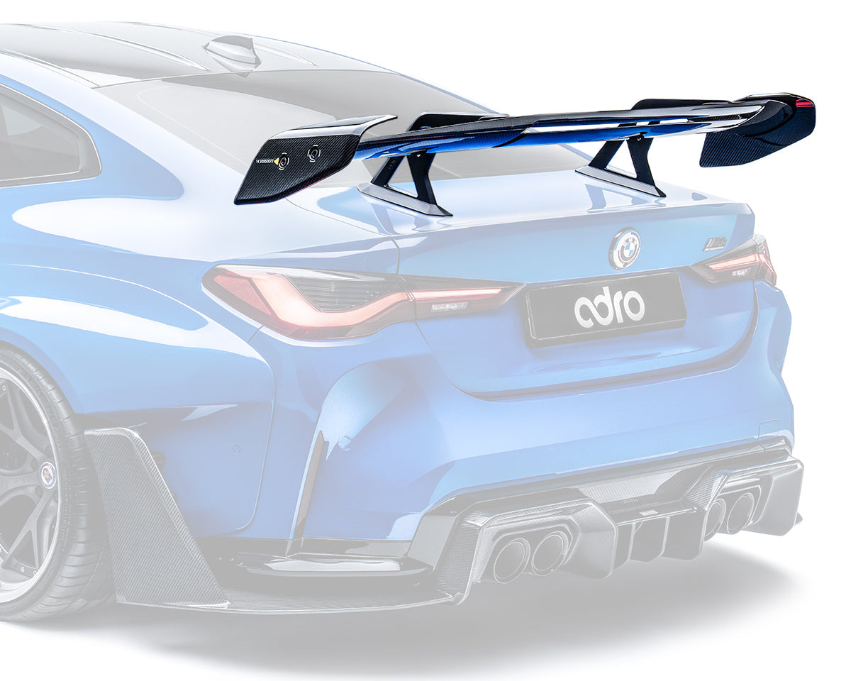 BMW G82 M4 AT-R3 Dry Carbon Fiber Swan Neck Wing 2020+