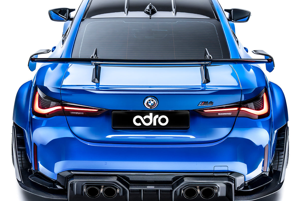 BMW G82 M4 AT-R3 Dry Carbon Fiber Swan Neck Wing 2020+