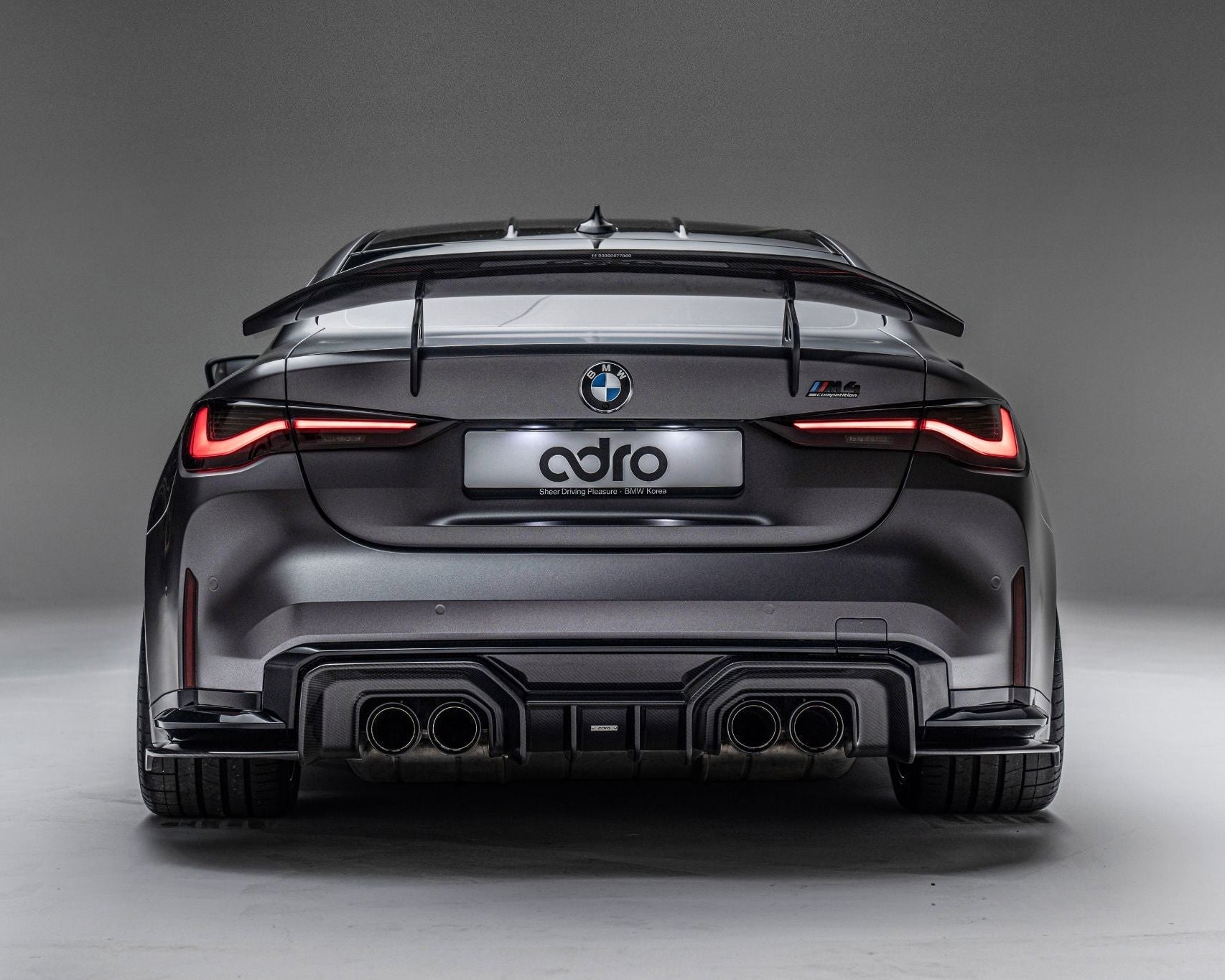 BMW G82 M4 AT-S Dry Carbon Fiber Swan Neck Wing 2020+