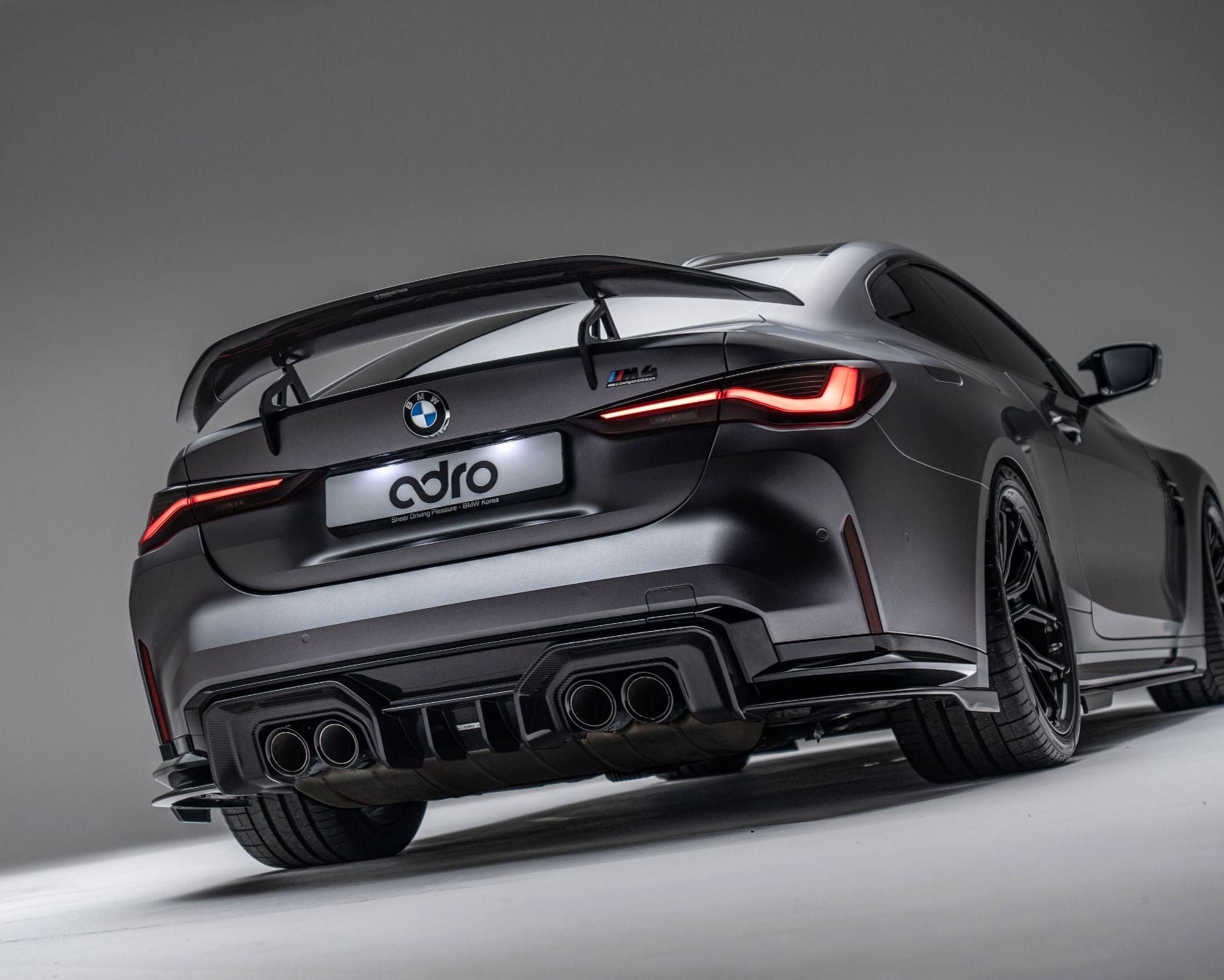 BMW G82 M4 AT-S Dry Carbon Fiber Swan Neck Wing 2020+