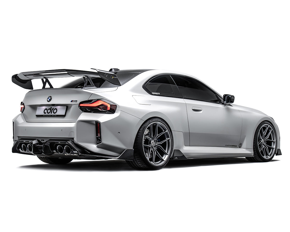 BMW G87 M2 AT-R3 Dry Carbon Fiber Swan Neck Wing 2020+