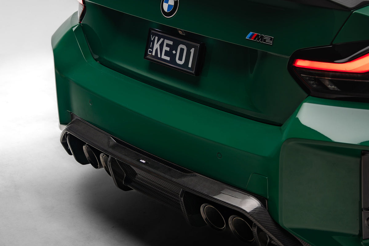 BMW G87 M2 Carbon Fiber Rear Diffuser V2 - Rear Diffuser