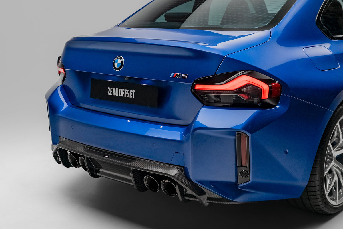 BMW G87 M2 Carbon Fiber Rear Diffuser V2 - Rear Diffuser