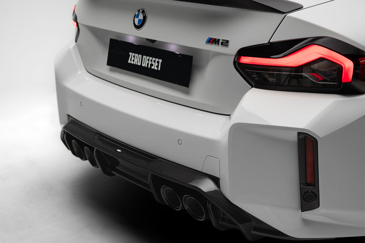 BMW G87 M2 Carbon Fiber Rear Diffuser V2 - Rear Diffuser