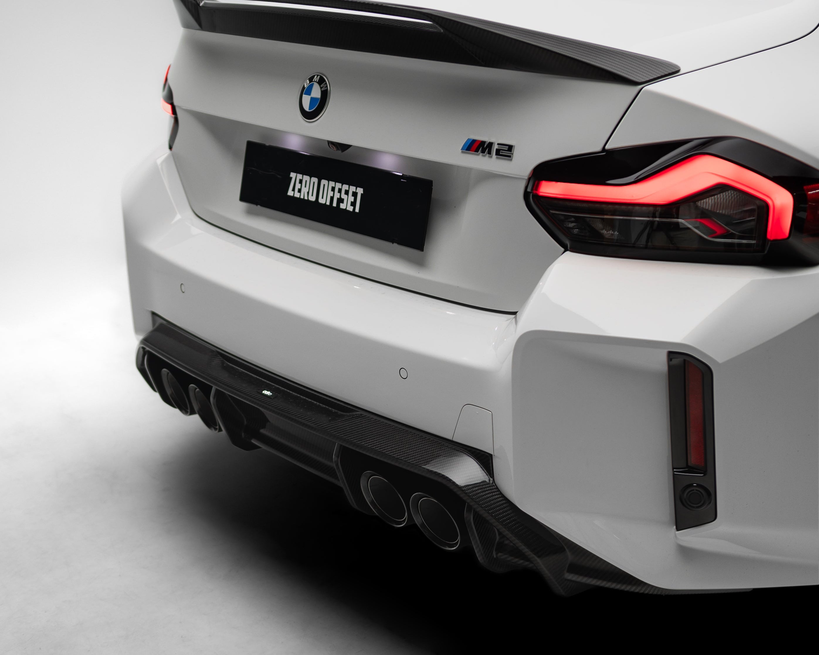 BMW G87 M2 Carbon Fiber Rear Diffuser V2 - Rear Diffuser