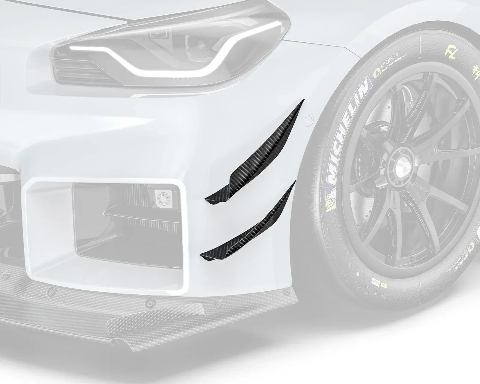 BMW G87 M2 Prepreg Race Canards 2023+ - Canards