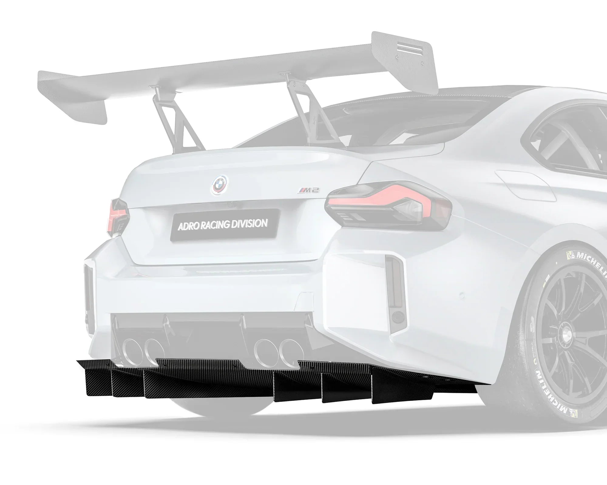 BMW G87 M2 Prepreg Race Diffuser 2023+ - Rear Lip / Diffuser