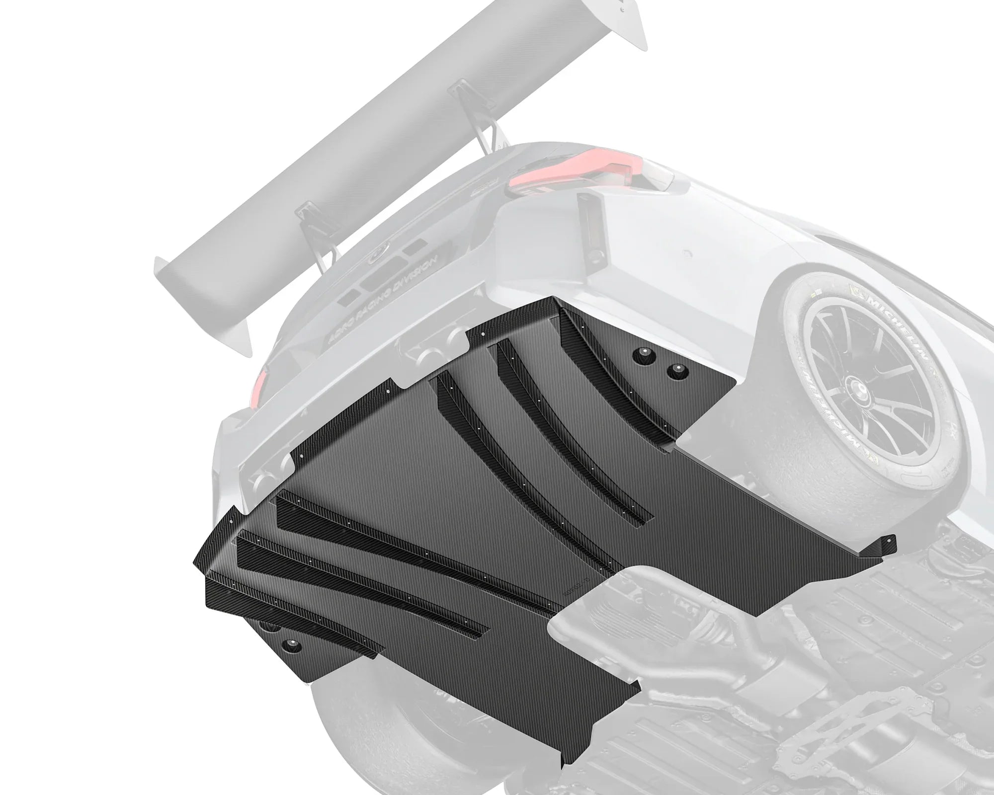 BMW G87 M2 Prepreg Race Diffuser 2023+ - Rear Lip / Diffuser