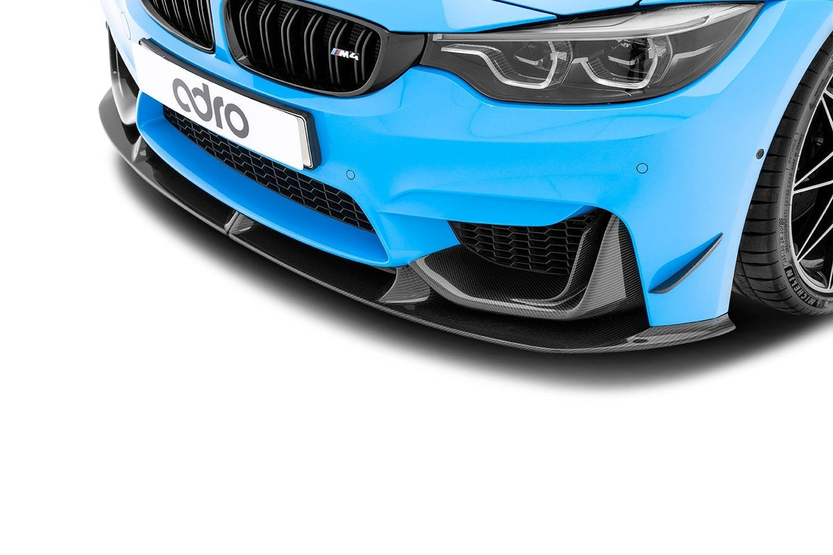 BMW M3 F80 & M4 F82 Carbon Fiber Front Bumper Canards