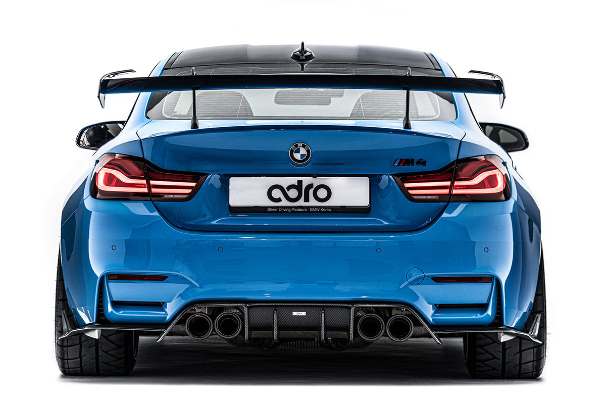 BMW M4 F82 AT-R1 Dry Carbon Swan Neck GT Wing 2013-2020