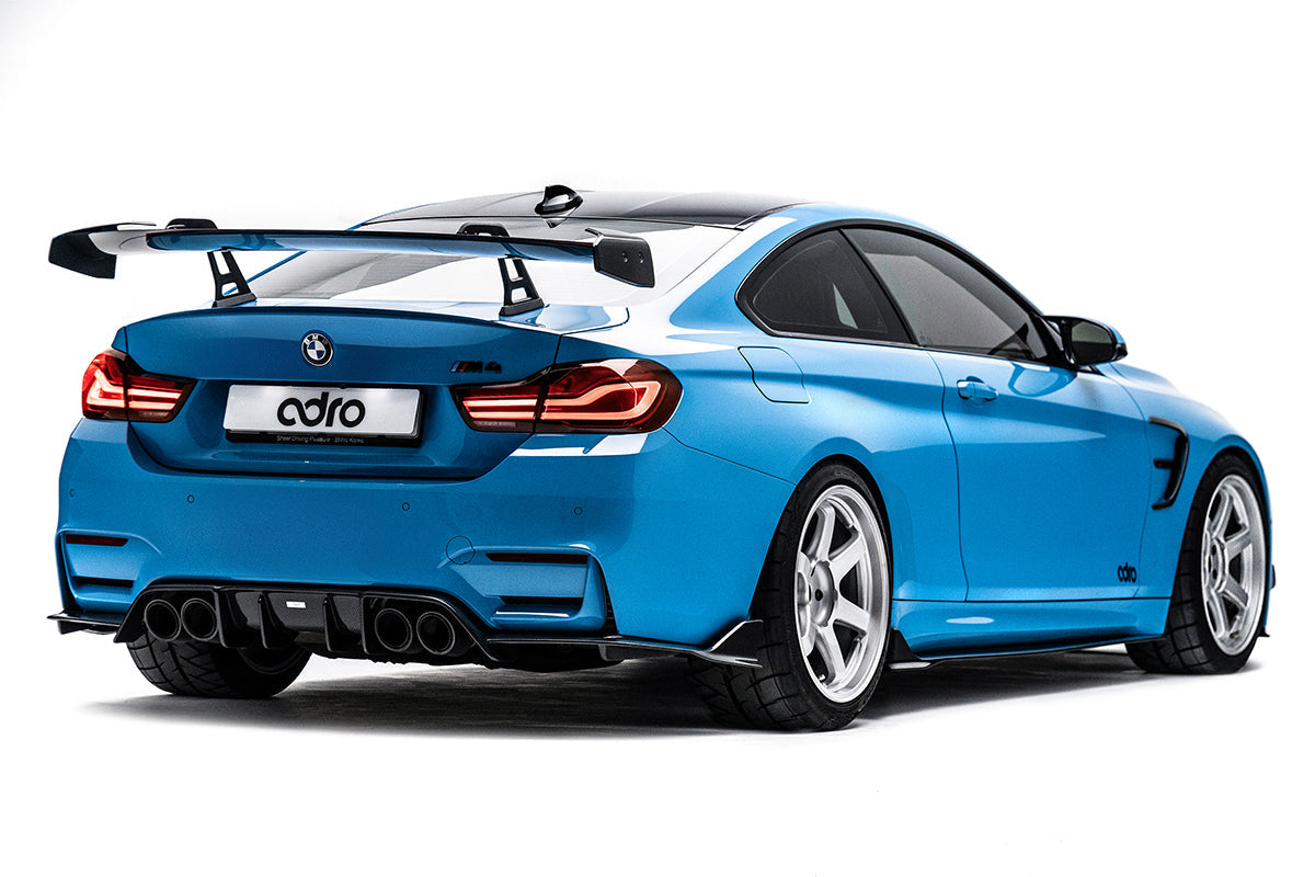 BMW M4 F82 AT-R1 Dry Carbon Swan Neck GT Wing 2013-2020