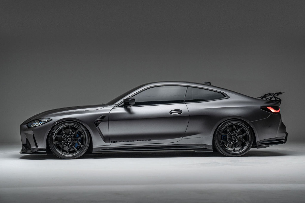 BMW M4 G82 G83 Dry Carbon Fiber Side Skirts 2020+ - Side