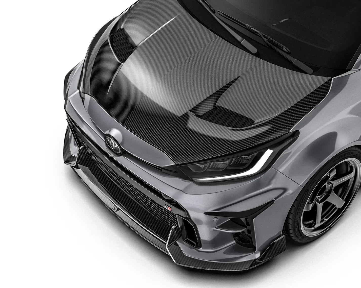 Carbon Fiber Front Lip for Toyota GR Yaris 2020-2024